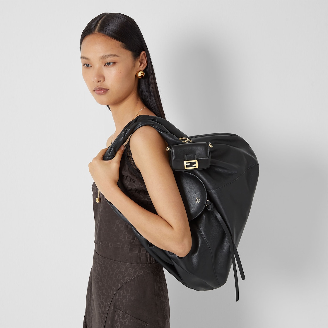 FENDI Fendi Spy Black leather bag - Image 5